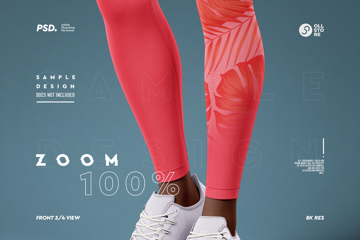 Women's Activewear Mockup Set, a Shirt Mockup by OllStore (Photo 16 of 17)