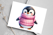 Pink Jumper Animals Christmas, an Illustration by Canvas Craft (Thumbnail 7 of 8)
