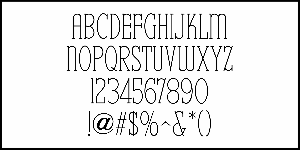 Pacific Atoll JNL, a Serif Font by Jeff Levine Fonts (Photo 3 of 5)