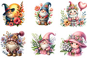 Birth Month Flower Gnome Sublimation, an Illustration by cherrydesign (Thumbnail 3 of 3)