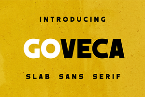 Goveca Super Bold Font