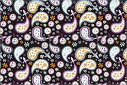 Seamless Paisley Patterns Vector, a Pattern Graphic by Studio Indigo (Thumbnail 2 of 9)