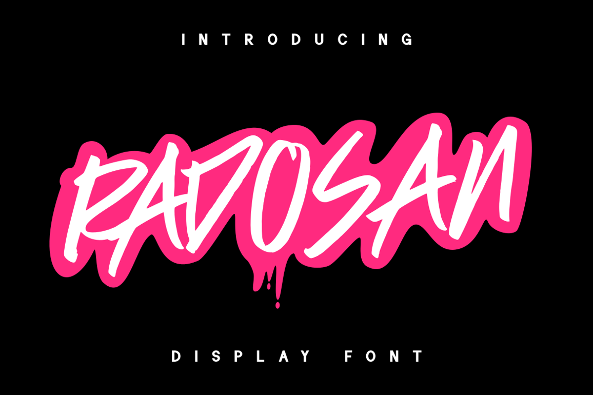 RADOSAN - Display Font, a Symbol Font by GFRcreative (Photo 1 of 4)