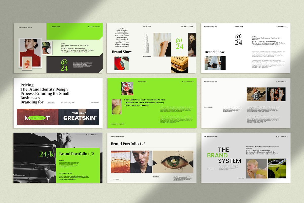 Oasis / Brand Portfolio Template, a Presentation Template by Studio Industry (Photo 8 of 10)