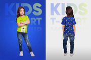 Kids Girl T-Shirt PSD Mockups Vol1.2, a Shirt Mockup by Hi, Mock-Up! (Thumbnail 5 of 12)