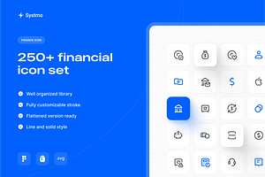 Systmo - UI Financial Icon Set