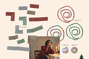 Feeling Sparkly Holiday Collage Kit, an Object Graphic by DigARTbyHavroshka (Thumbnail 10 of 13)