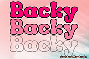 Backy Display Font, a Slab Serif Font by Canden Meutuah (Thumbnail 2 of 7)
