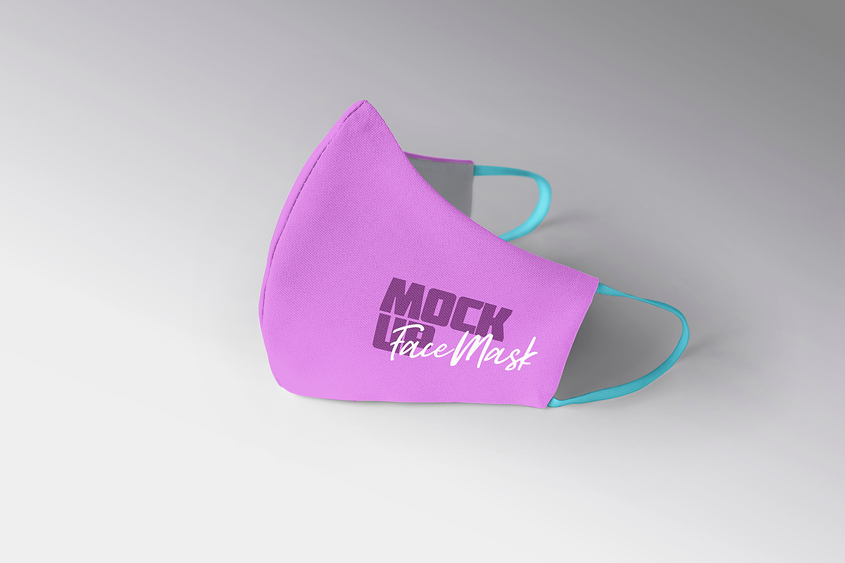 Face Mask Mockup v3, a Household Mockup by 2dsight (Photo 4 of 11)