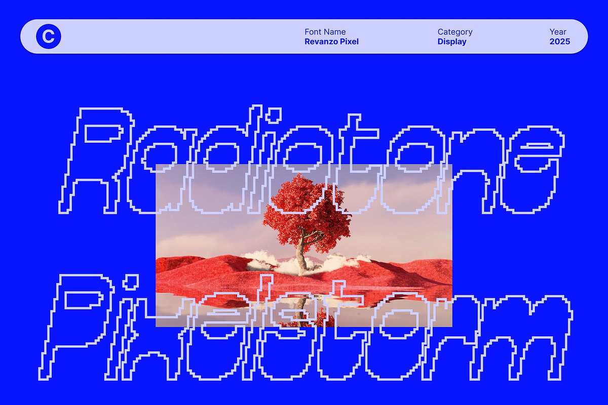 Revanzo Pixel, a Sans Serif Font by Craft Supply Co. (Photo 7 of 8)
