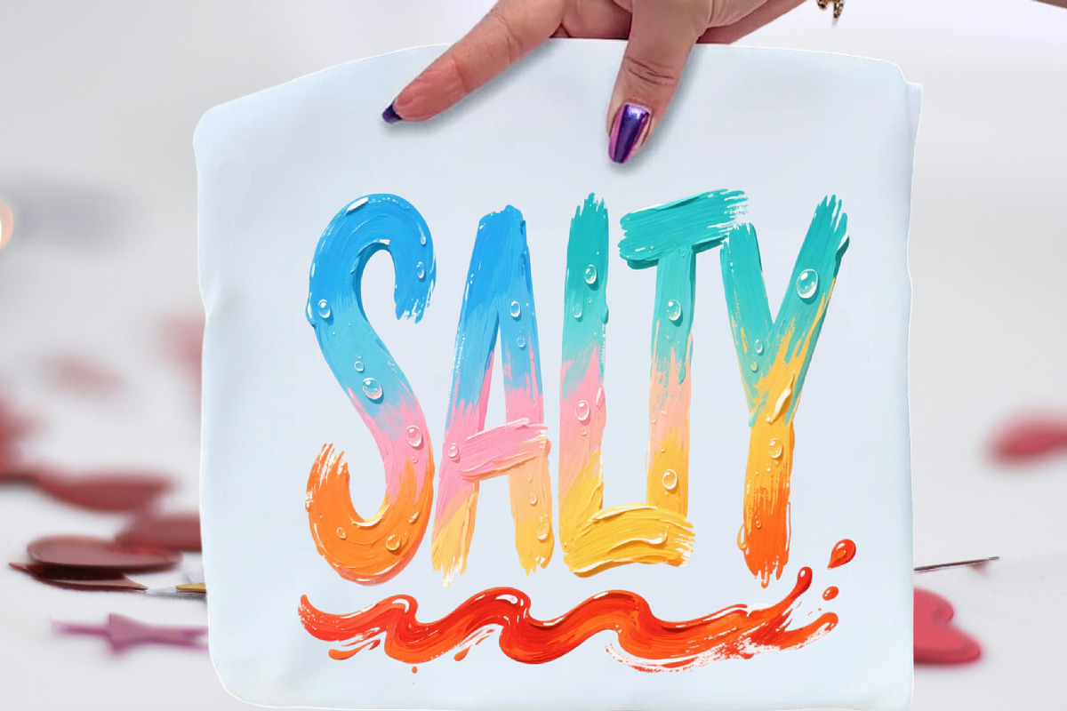 Preppy Painted Salty Beach Shirt, an Illustration by CraftArtStudio (Photo 1 of 4)
