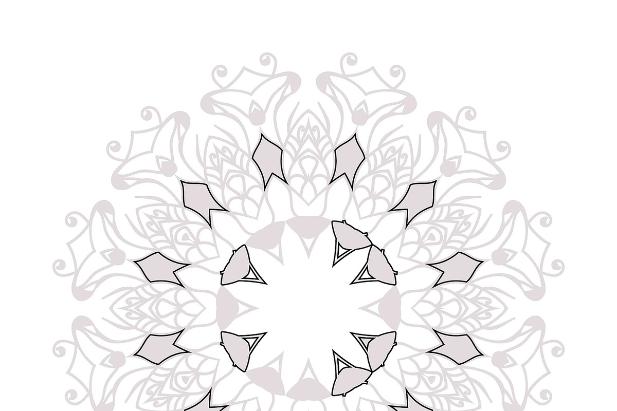 20 mandala vector background design, a Pattern Graphic by NJ Himel (Photo 9 of 21)