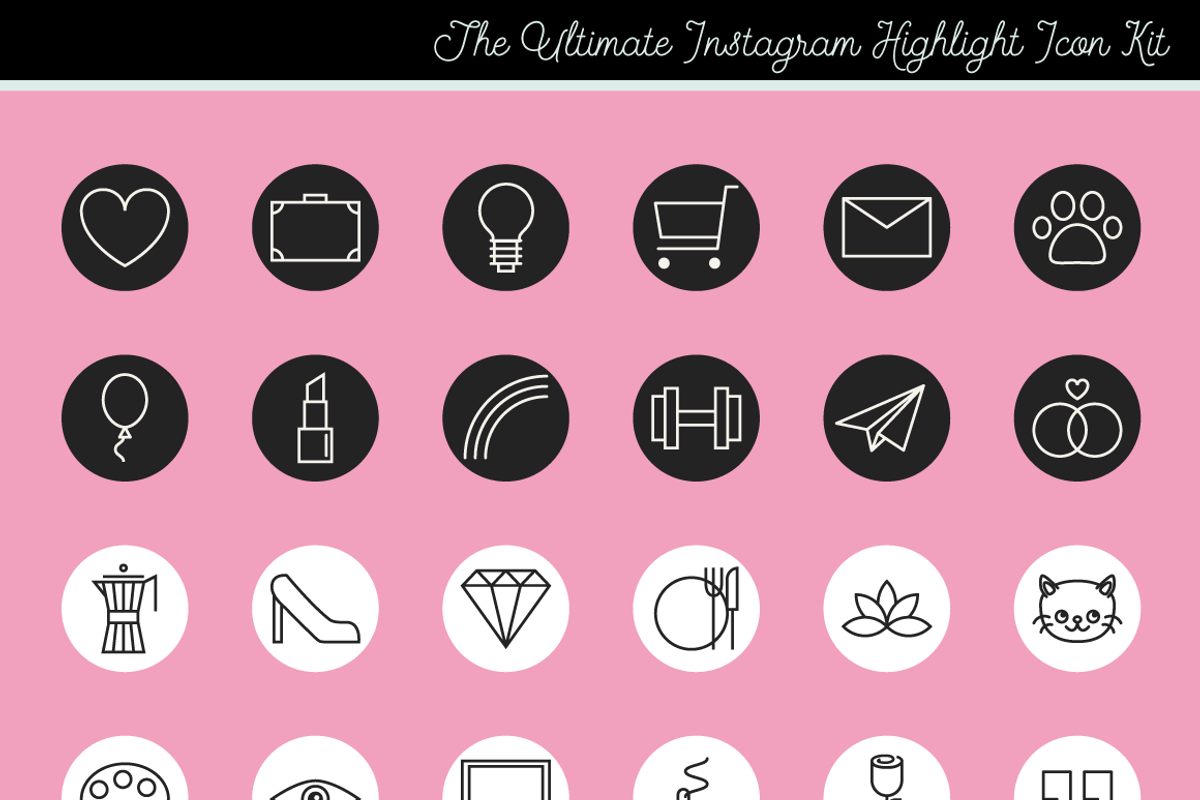 Instagram Story Highlight Icons 1, a Social Media Template by Marmalade Moon (Photo 3 of 3)