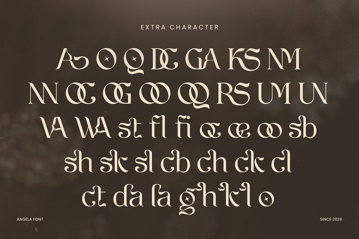 Angela - Luxury Font, a Serif Font by Umitype (Photo 7 of 8)