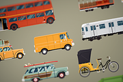 Urban Traffic Set Bundle, an Illustration by Masha Tace (Thumbnail 5 of 6)