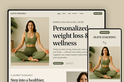 Wellness & Life Coach Website, a Wix Template by Kitteeh (Thumbnail 1 of 20)