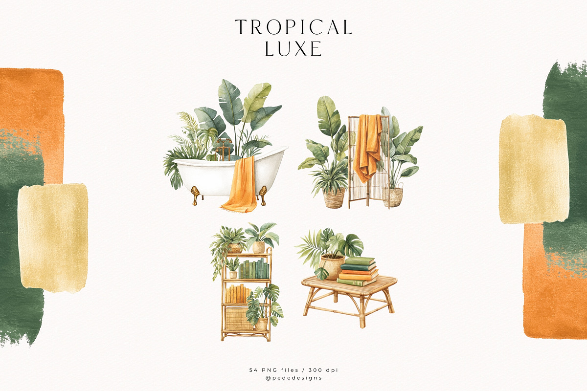 Tropical Luxe Collection, an Illustration by PeDe Designs (Photo 5 of 28)