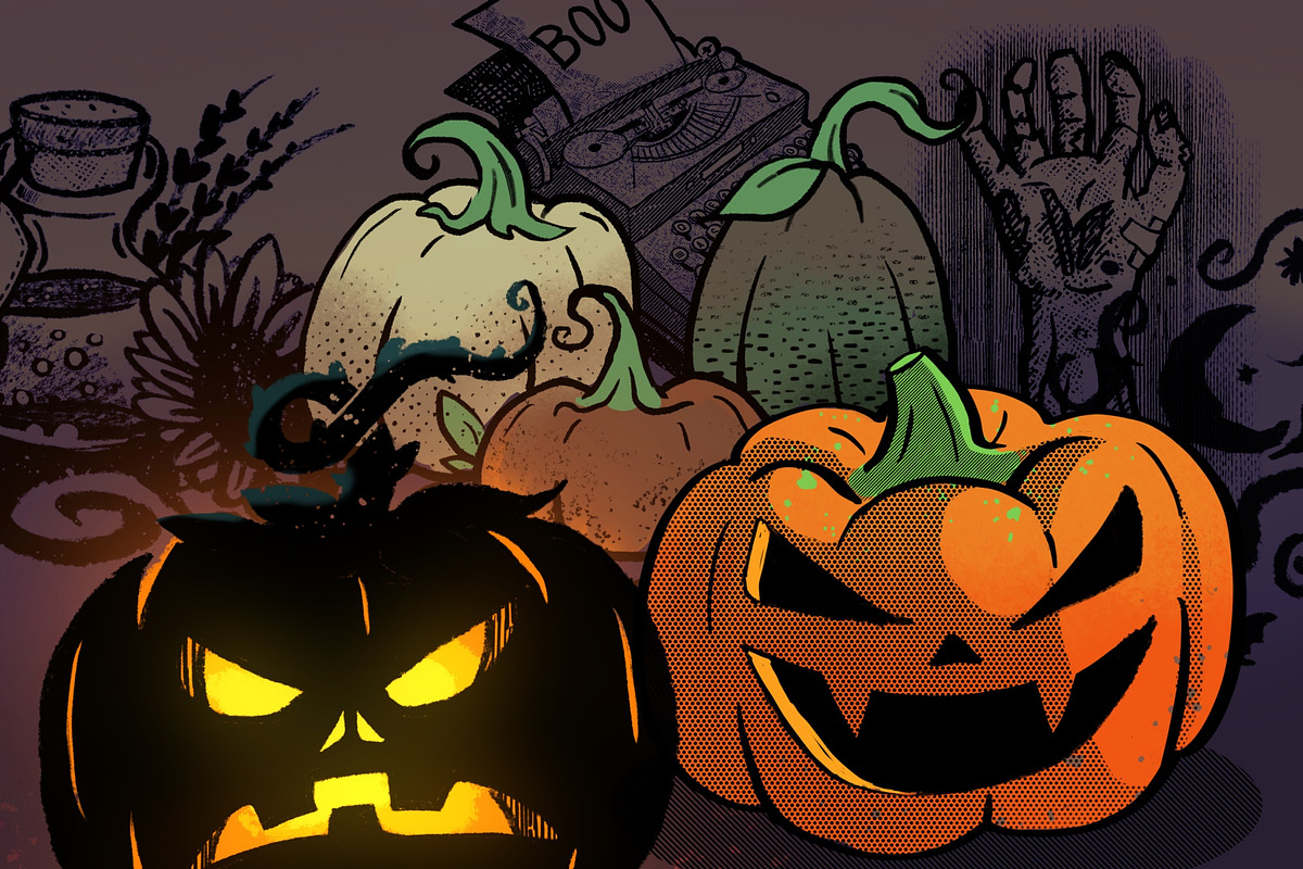 40 Halloween Stamps for Procreate!, a Brushes & More by Hello Trilly (Photo 6 of 6)