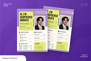 Creative CV Resume, a Resume Template by Annora Studio (Thumbnail 1 of 6)