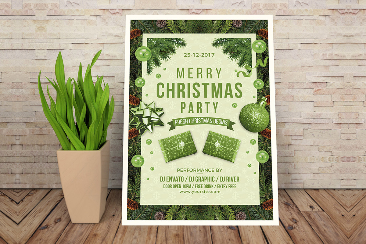 Merry Christmas Flyer, a Flyer Template by Creative  designer (Photo 3 of 4)