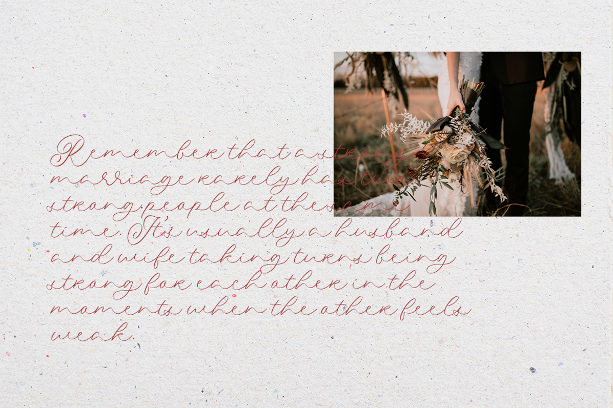 Wedding Couple, a Script Font by Colllab Studio (Photo 10 of 19)