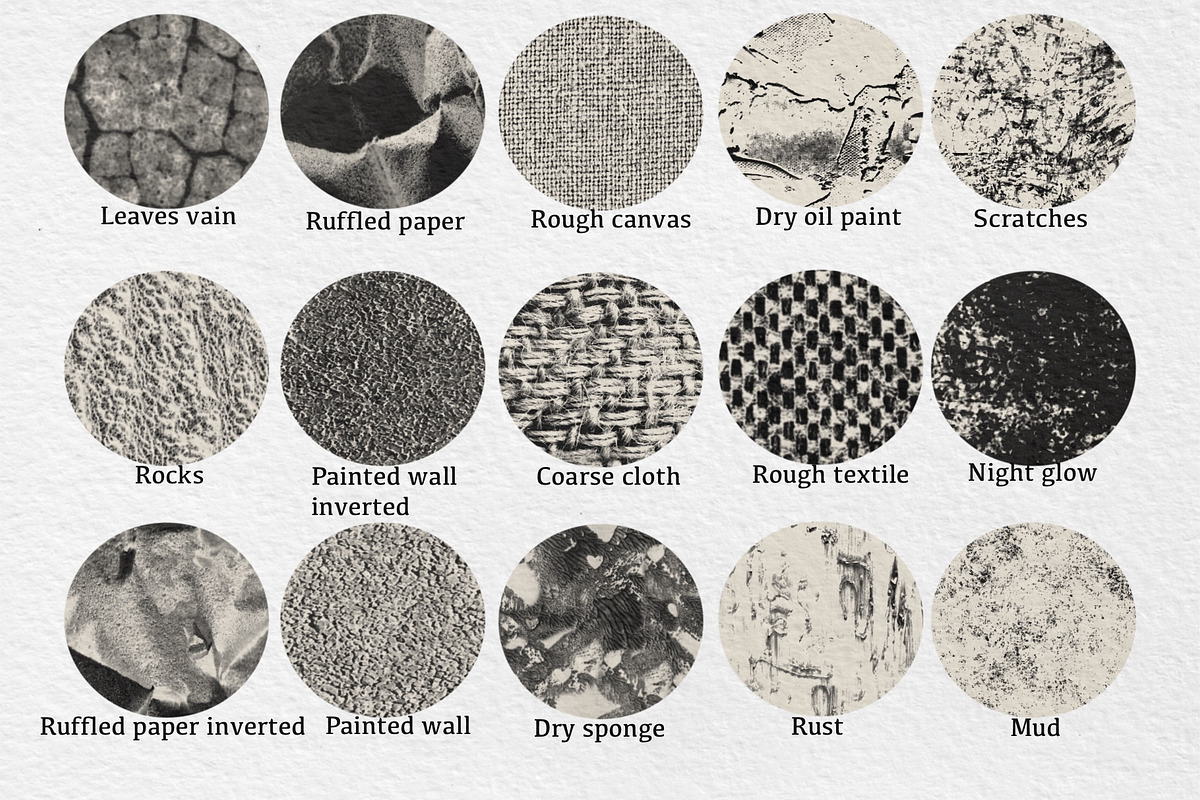 Realistic Nature Textures Brush Pack, a Brush Add-On by HabitusDesigns (Photo 6 of 7)