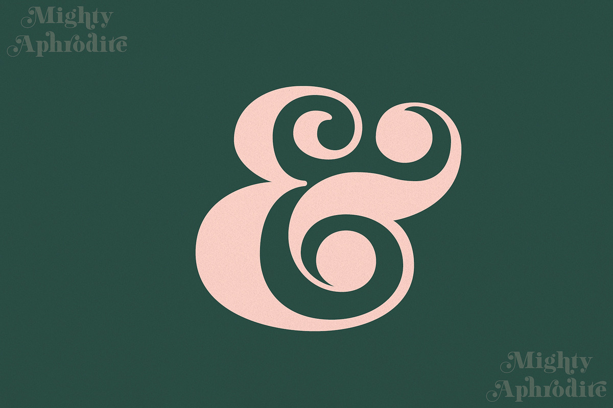 Mighty Aphrodite // A Classy Serif, a Serif Font by Megs Lang (Photo 16 of 22)