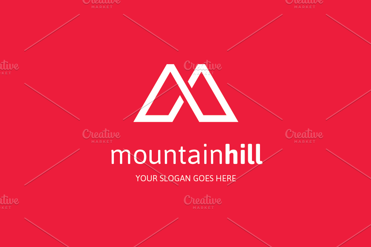 Mountain Hill Letter M Logo, a Branding & Logo Template by MLJ studios (Photo 3 of 3)