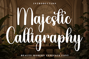Majestic Calligraphy, a Handwritten Font by InermediaSTUDIO (Thumbnail 1 of 8)