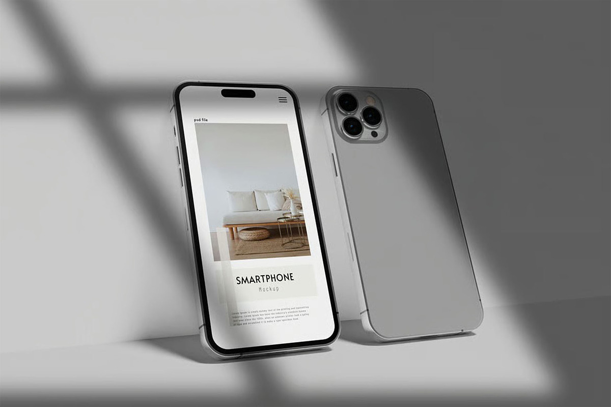 iPhone 14 Pro Max Mock-ups, an iPhone Mockup by zpackcreative (Photo 5 of 6)