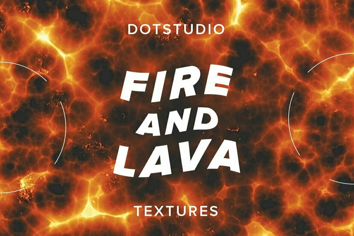 Fire and lava textures, a Texture Graphic by dotstudio (Photo 1 of 15)