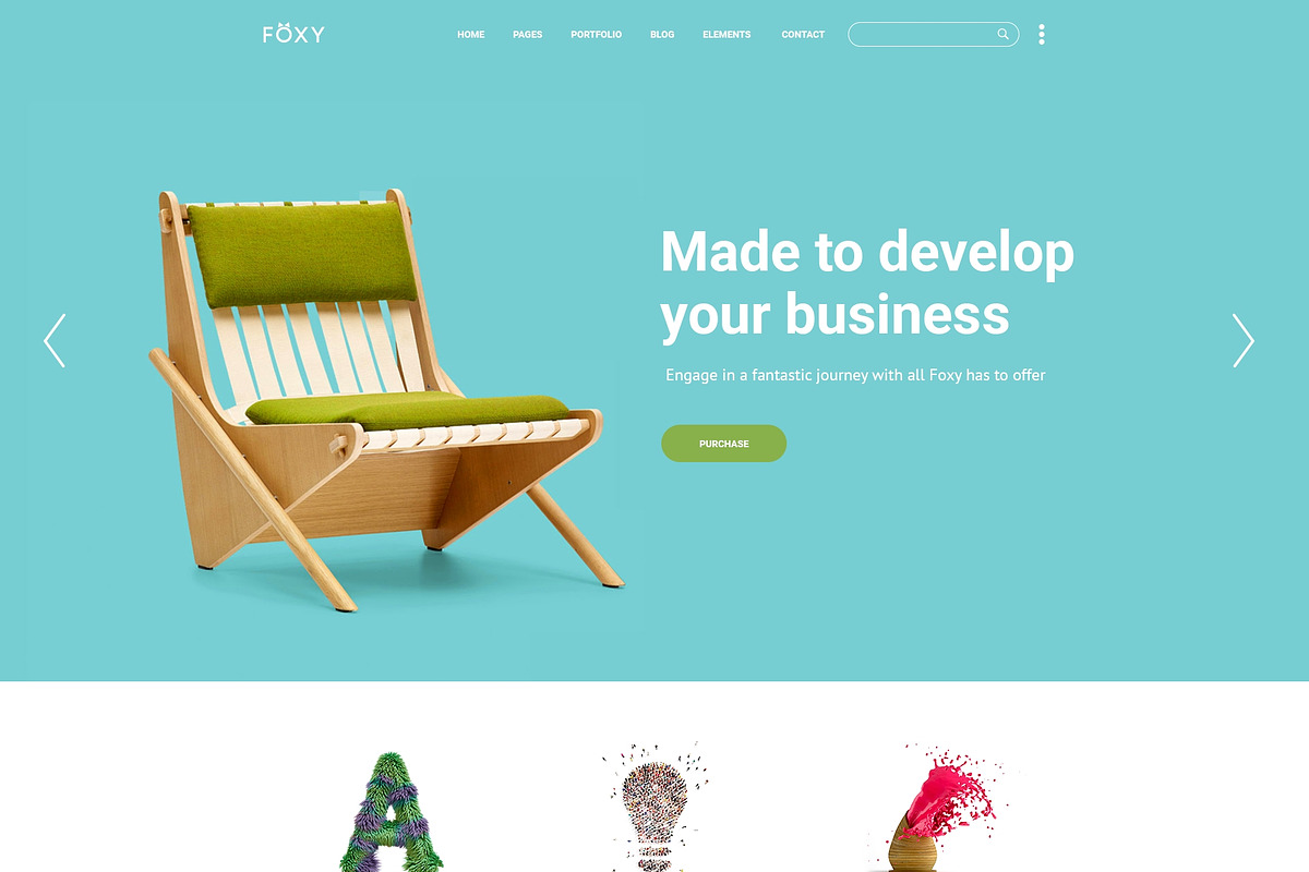 Foxy - Creative WordPress Theme, a WordPress Template by Milo Studio (Photo 5 of 16)