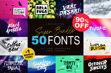 Super Bundle 51 Fonts