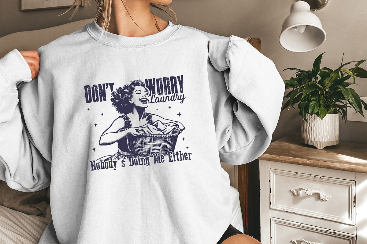 Don't Worry Laundry PNG, Funny, an Illustration by SharpMarketplace (Photo 5 of 9)