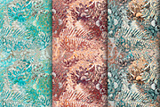 6 trendy tropical pattern., a Pattern Graphic by zeffir (Thumbnail 2 of 3)