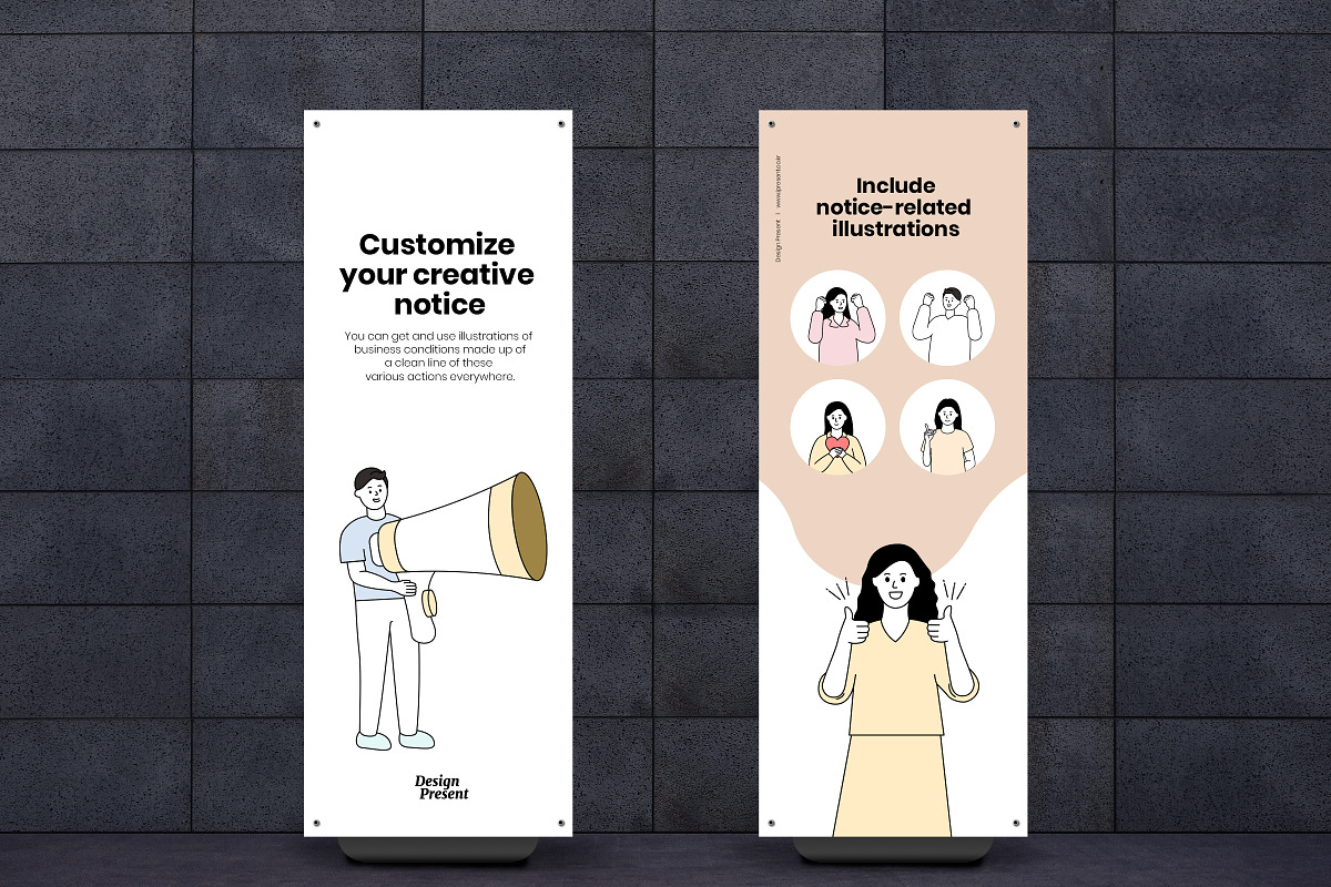 People Character Vector Bundle Set, a Person Illustration by Design Present (Photo 4 of 6)