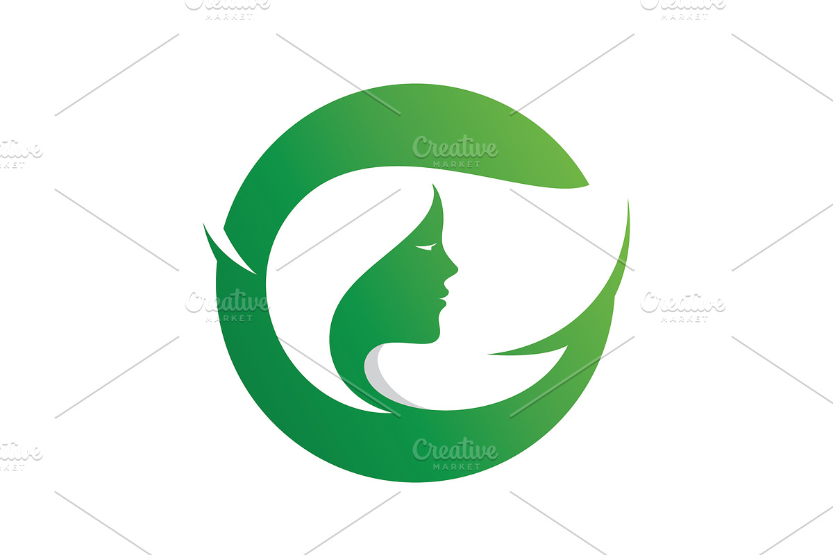 Woman hair salon logo design luxury, a Graphic by T.Vooka