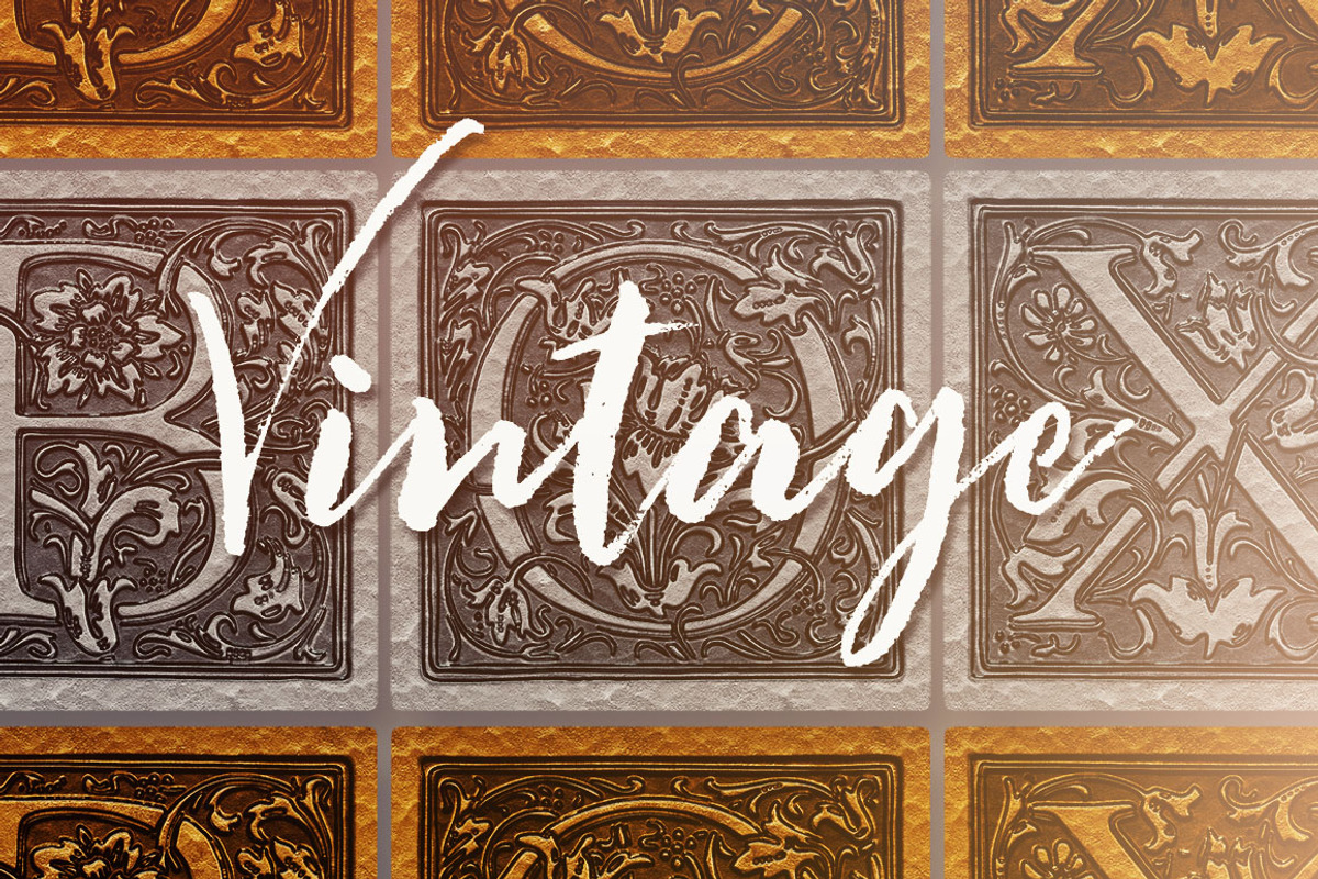 Vintage Blocks – 3D Lettering, a Graphic by Deeezy