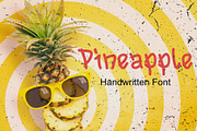 Pineapple Handwritten Font, a Handwritten Font by Ruddean2109 (Thumbnail 1 of 10)