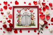 Enchanted Love Garden Clipart Collec, an Illustration by RobertsArt (Thumbnail 4 of 7)