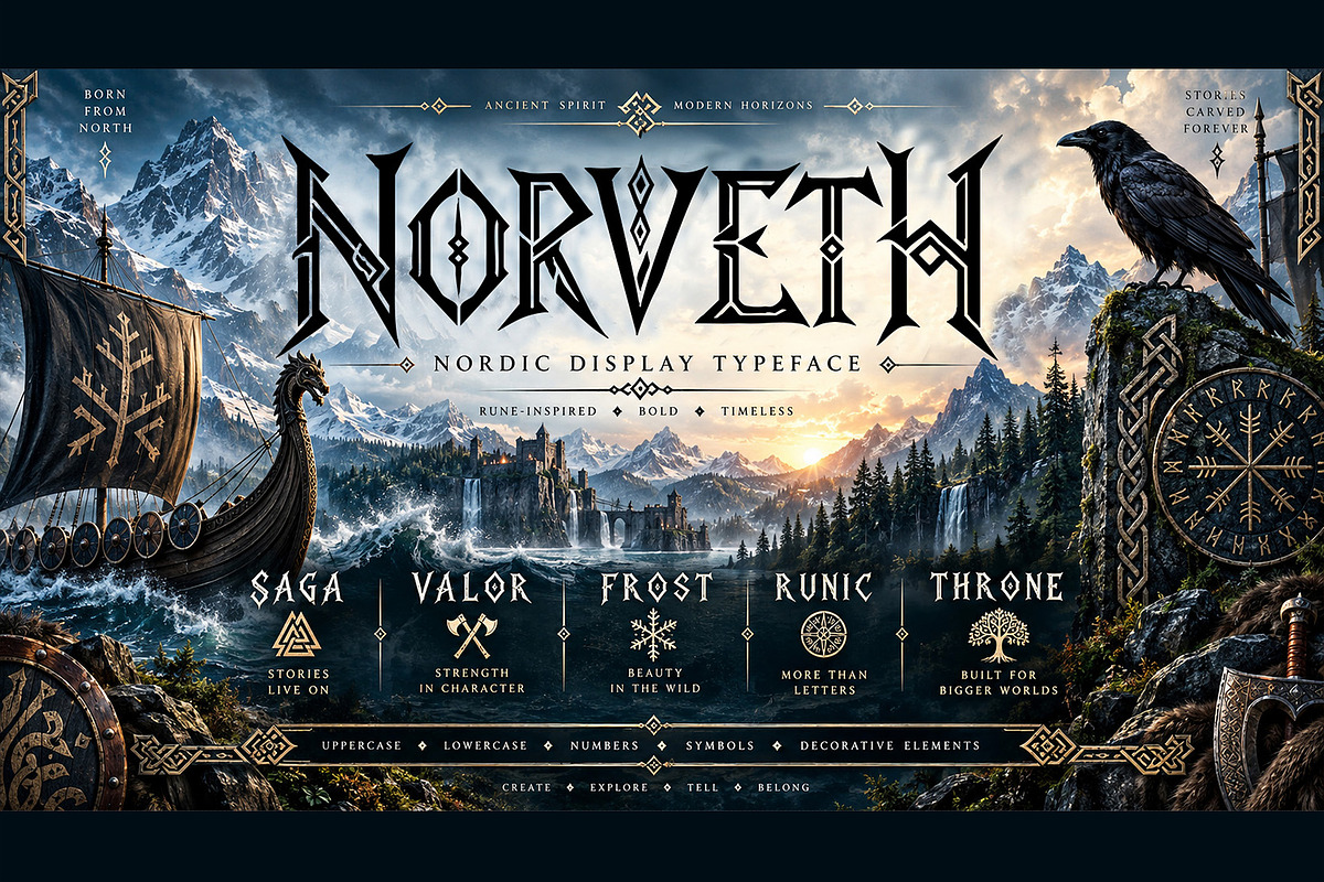 NORVETH, a Script Font by Art StoreID (Photo 1 of 16)