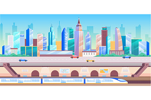 City Transportation Illustration