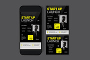 Startup Launch Flyer, a Flyer Template by graphicook (Thumbnail 3 of 3)