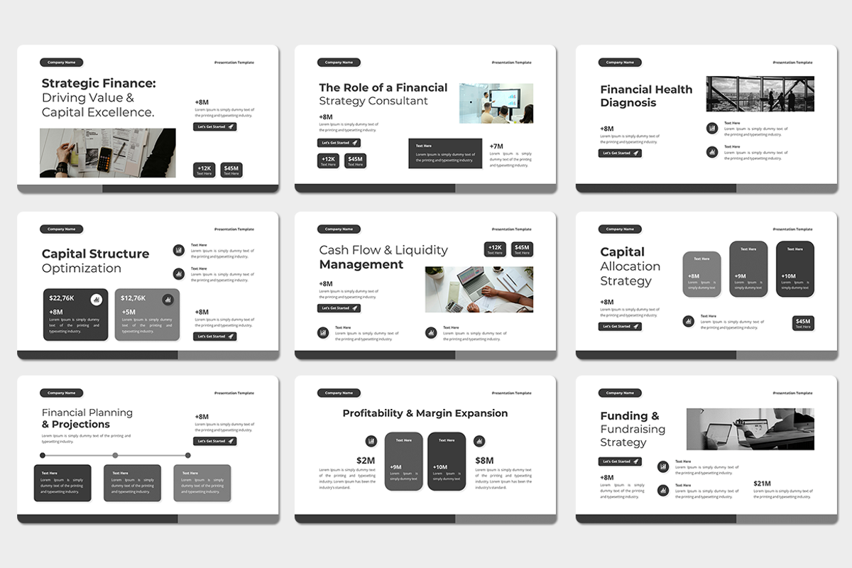 Strategic Finance - Google Slides, a Design Template by Iqsiart Studio (Photo 2 of 3)