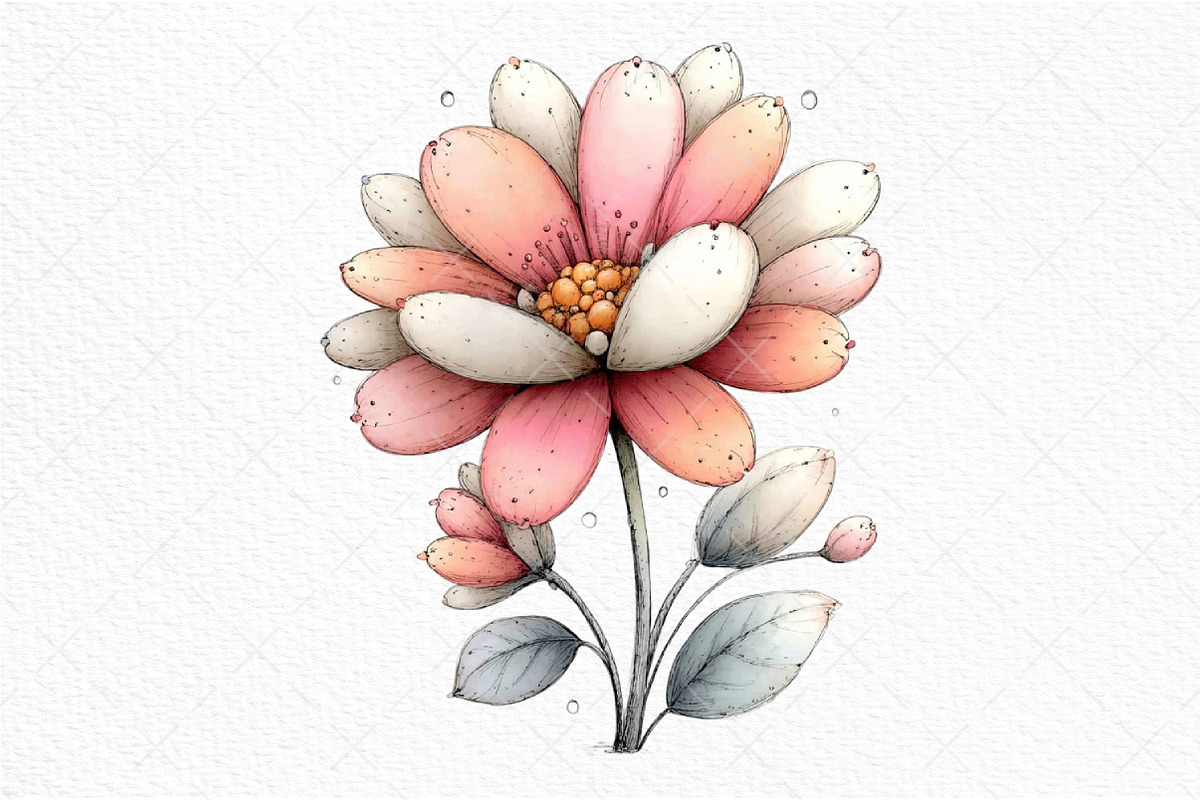 Whimsical Spring Daisy Flower Png, an Illustration by Craft Nest (Photo 10 of 11)