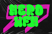 Asca Ayme Bubble Display Font, a Handwritten Font by Maulana Creative (Thumbnail 2 of 5)