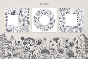 Vector Animals & Summer Flowers Set, a Seasonal Illustration by Yevheniia (Thumbnail 9 of 14)