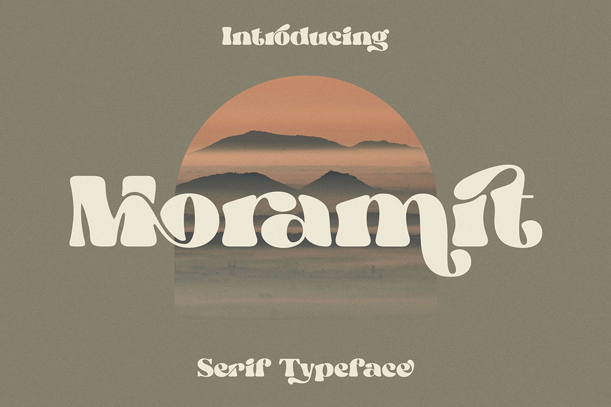 Moramit - Rounded Serif Font, a Serif Font by Cruzine (Photo 1 of 10)