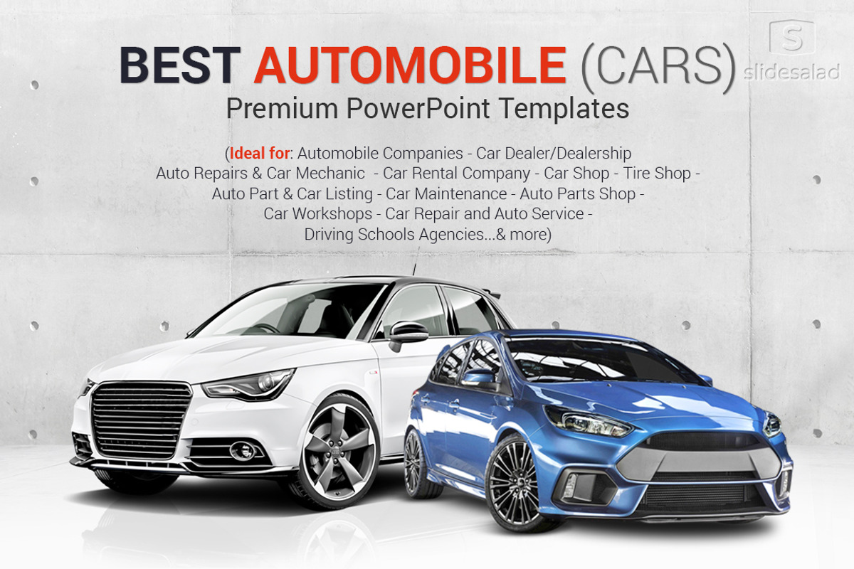 Top Automobile PowerPoint Templates, a Presentation Template by SlideSalad (Photo 1 of 33)