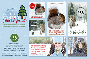 White Winter Social Media Pack